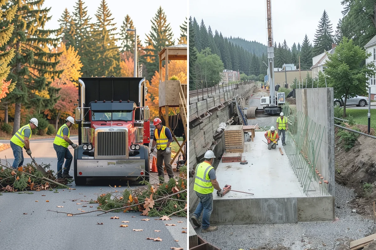 Curb Repairs in Marysville, Snohomish County, WA - Locate failed curb sections and check flow-line grade
