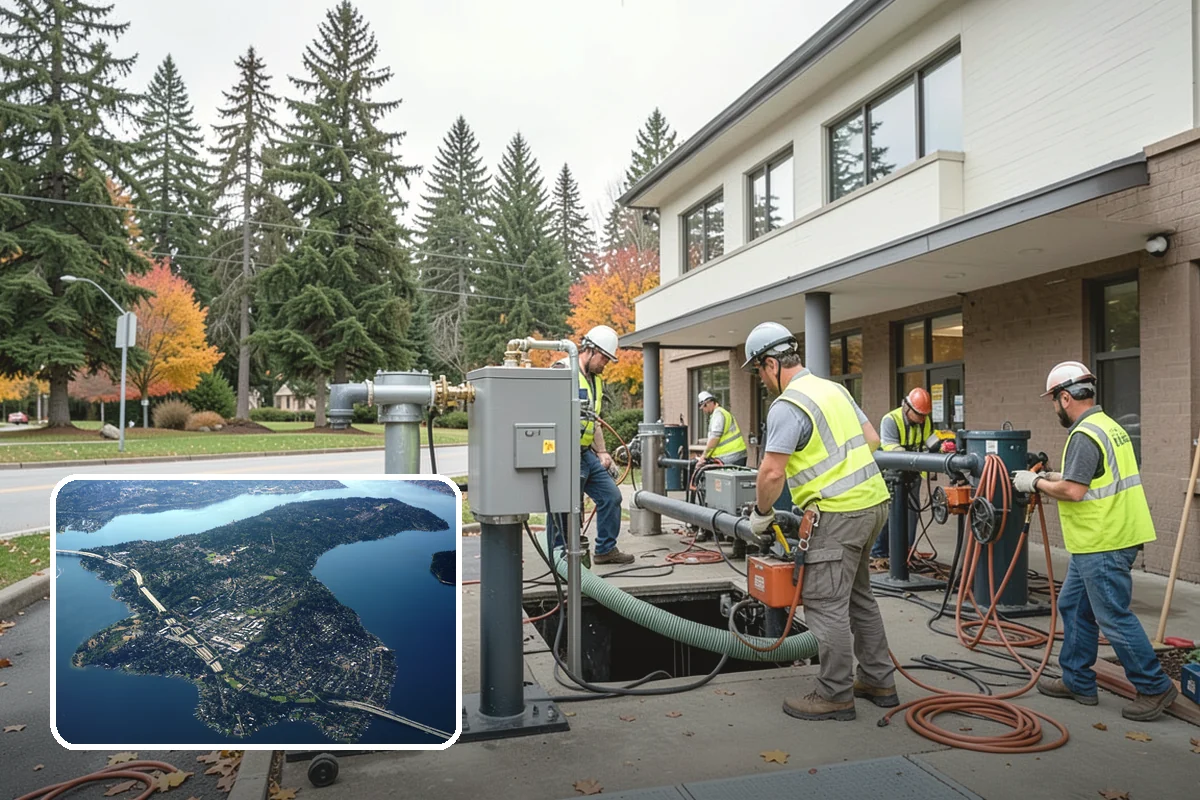 Curb Repairs in Mercer Island, King County, WA - Restores continuous gutter flow to prevent ponding and pavement undermining