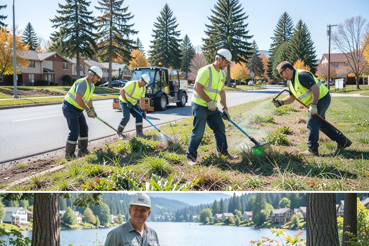 Curb Repairs in Milton, King County, WA - Curb repairs are best completed in the drier months so new concrete cures fully before it must carry heavy fall and winter gutter...