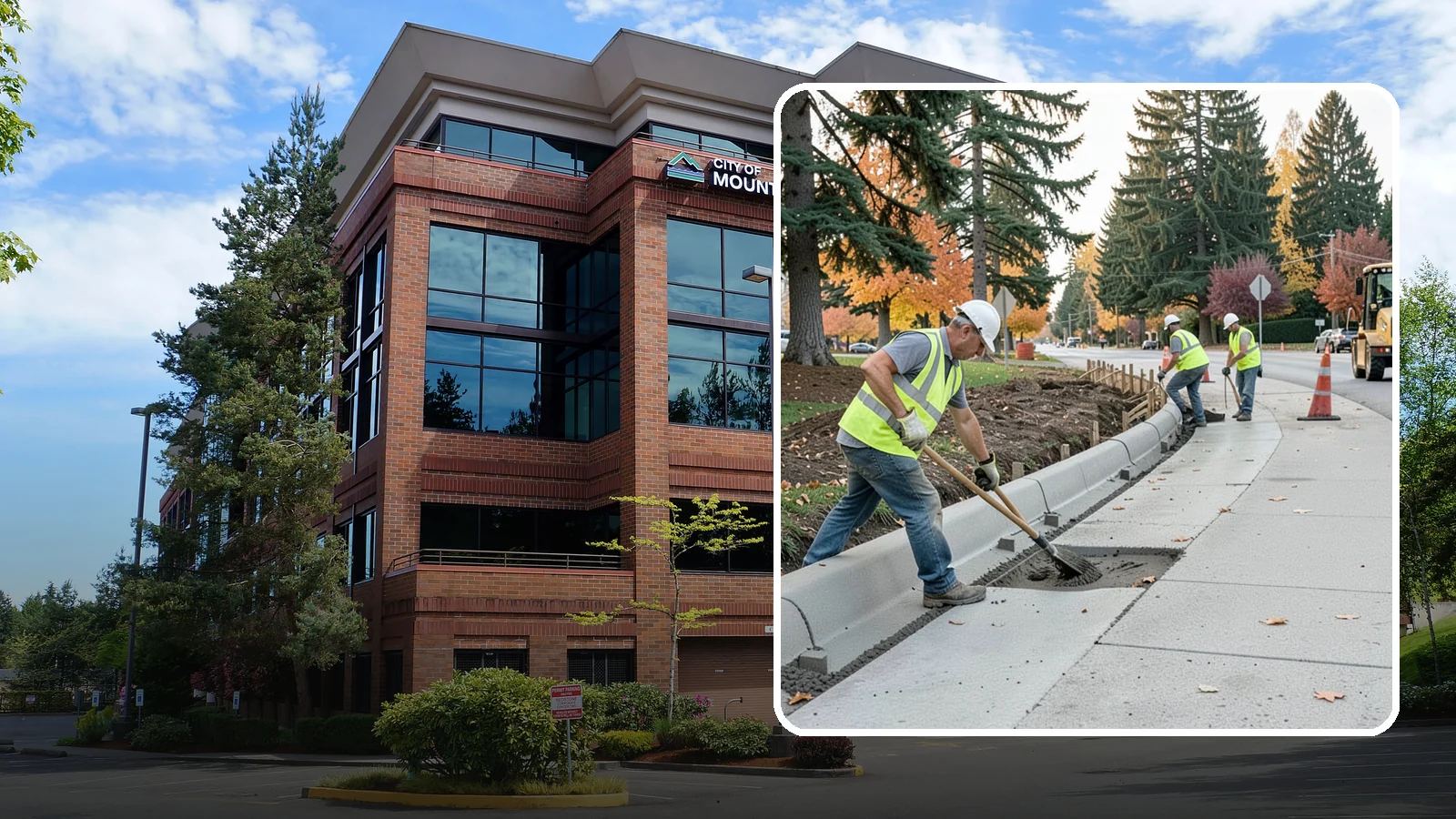 Curb Repairs in Mountlake Terrace, Snohomish County, WA - Curb and gutter repairs that restore drainage flow lines, edge protection, and roadway definition.