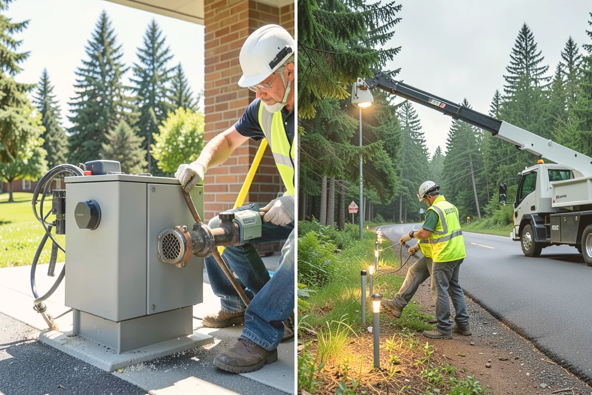 Curb Repairs in Newcastle, King County, WA - Locate failed curb sections and check flow-line grade