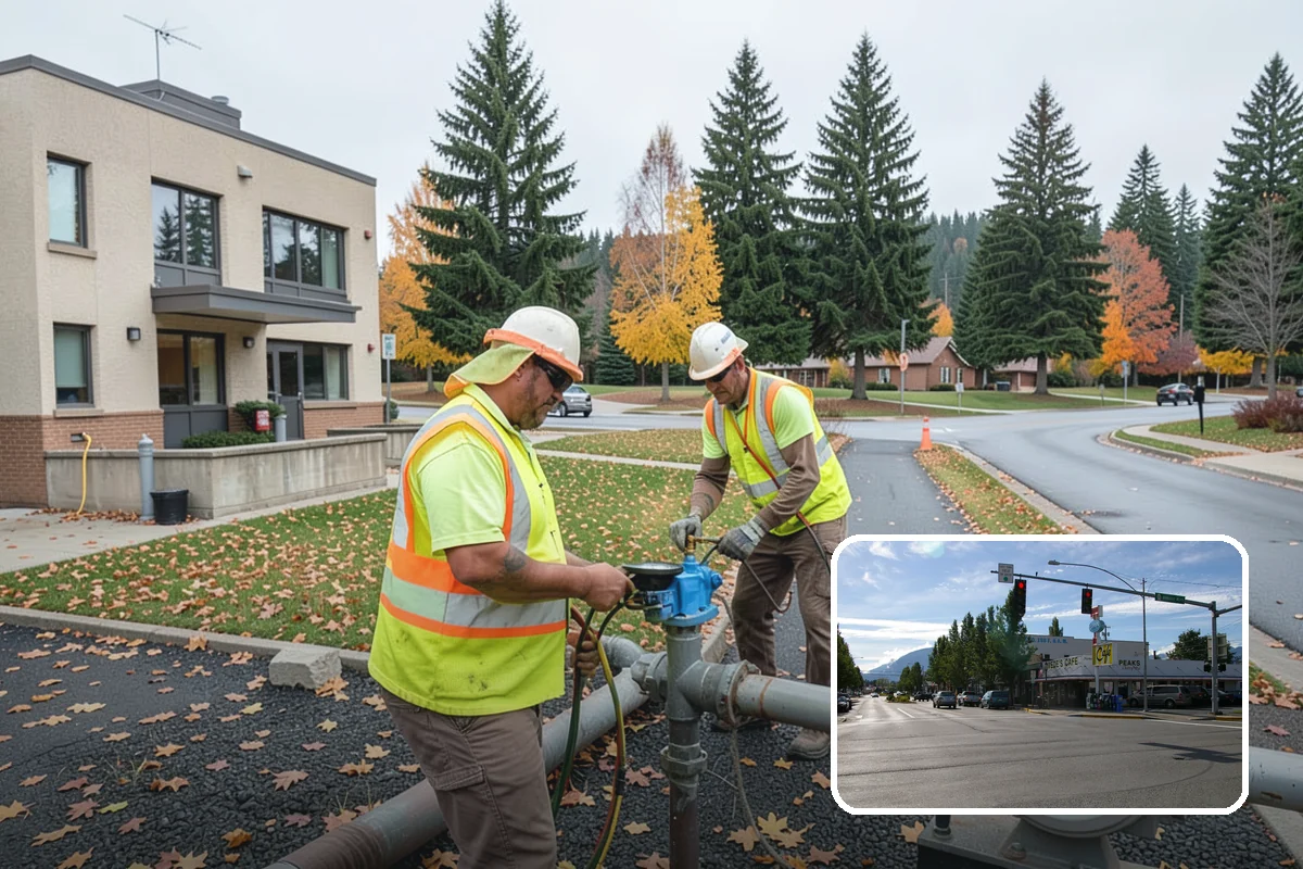 Curb Repairs in North Bend, King County, WA - Restores continuous gutter flow to prevent ponding and pavement undermining