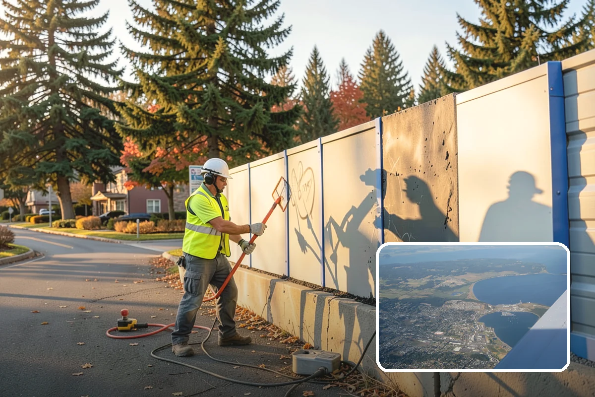 Curb Repairs in Oak Harbor, Island County, WA - Restores continuous gutter flow to prevent ponding and pavement undermining