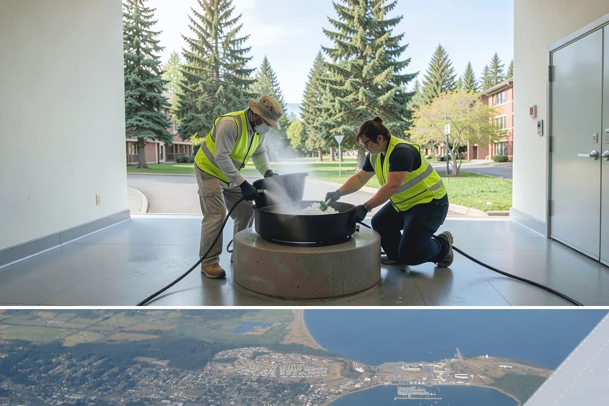Curb Repairs in Oak Harbor, Island County, WA - Curb repairs are best completed in the drier months so new concrete cures fully before it must carry heavy fall and winter gutter...