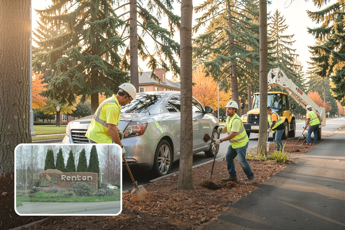 Curb Repairs in Renton, King County, WA - Restores continuous gutter flow to prevent ponding and pavement undermining