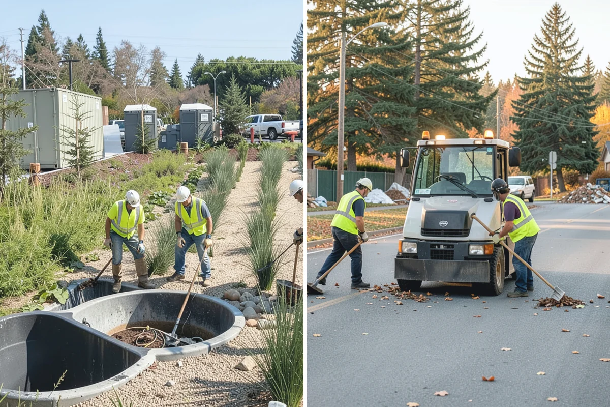 Curb Repairs in Renton, King County, WA - Locate failed curb sections and check flow-line grade