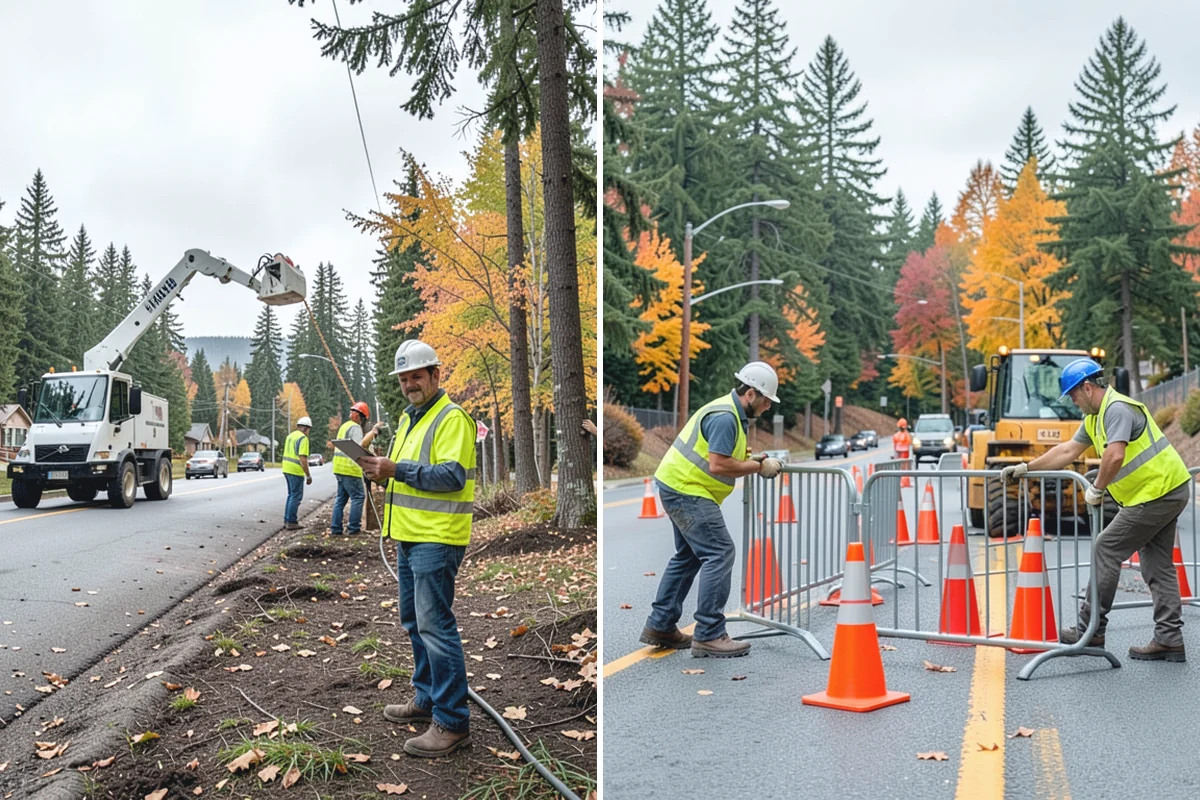 Curb Repairs in Roy, Pierce County, WA - Locate failed curb sections and check flow-line grade