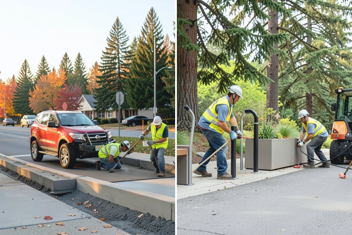 Curb Repairs in Skykomish, King County, WA - Locate failed curb sections and check flow-line grade