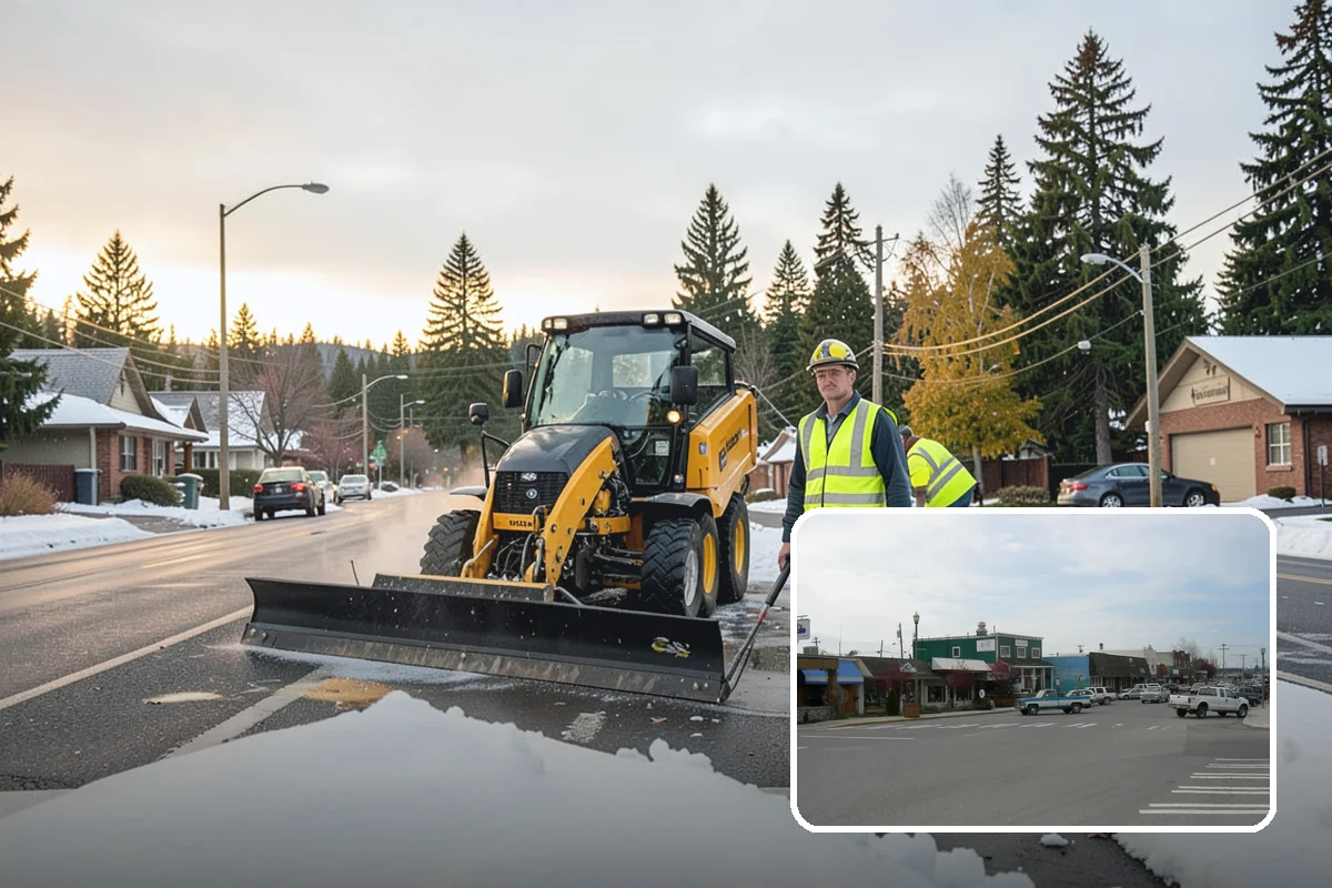 Curb Repairs in Stanwood, Snohomish County, WA - Restores continuous gutter flow to prevent ponding and pavement undermining