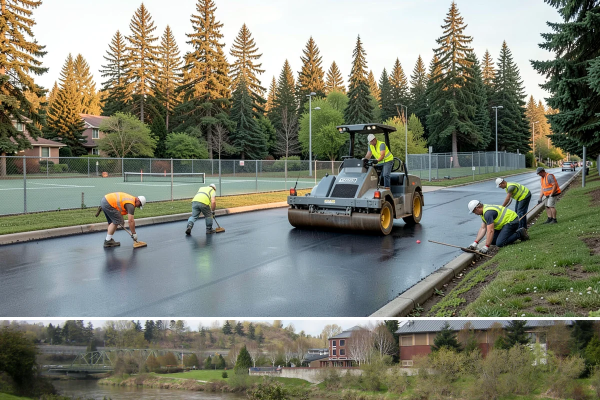 Curb Repairs in Tukwila, King County, WA - Curb repairs are best completed in the drier months so new concrete cures fully before it must carry heavy fall and winter gutter...