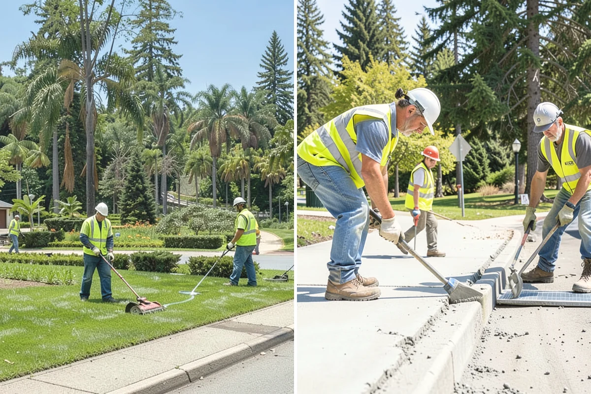 Curb Repairs in University Place, Pierce County, WA - Locate failed curb sections and check flow-line grade