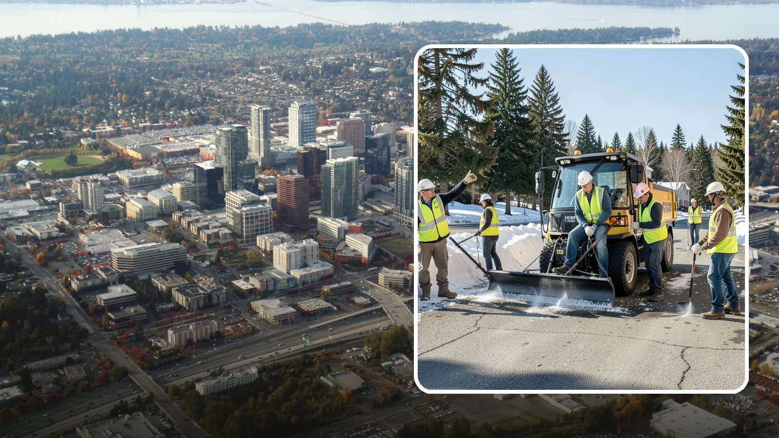 Day Porter Services in Bellevue, King County, WA - On-site day porters keep busy public buildings presentable throughout operating hours.