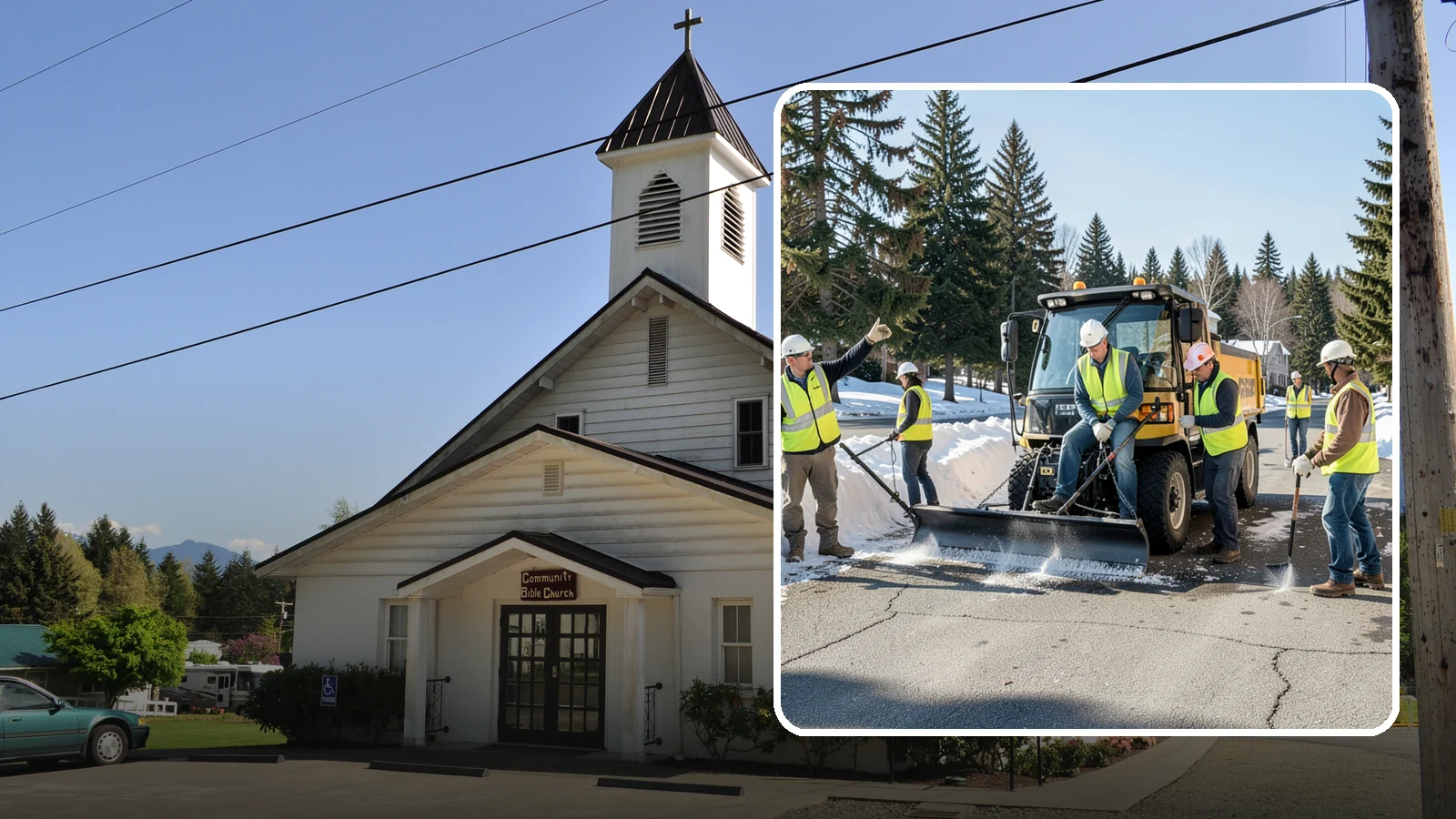 Day Porter Services in Concrete, Skagit County, WA - On-site day porters keep busy public buildings presentable throughout operating hours.