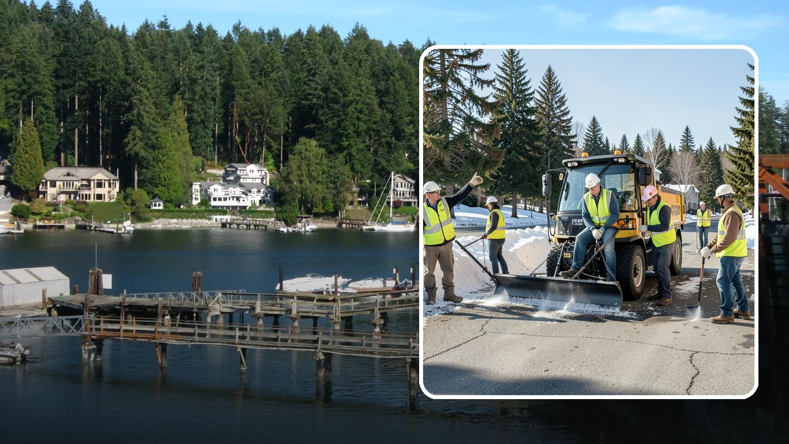 Day Porter Services in Gig Harbor, Pierce County, WA - On-site day porters keep busy public buildings presentable throughout operating hours.