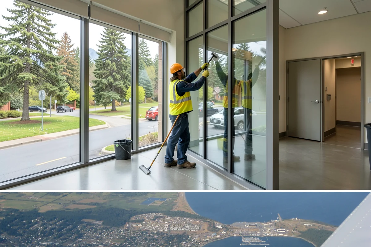 Day Porter Services in Oak Harbor, Island County, WA - Coverage often expands through summer event season and wet winter months when entryway upkeep demands constant attention.