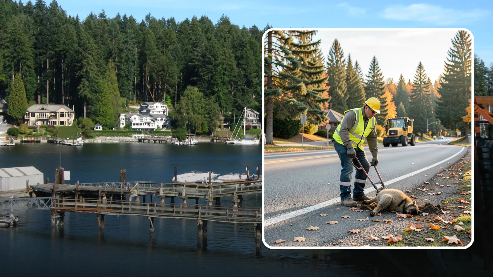 Dead Animal Removal in Gig Harbor, Pierce County, WA - Prompt dead animal and roadkill removal from public roads, parks, and facility grounds.