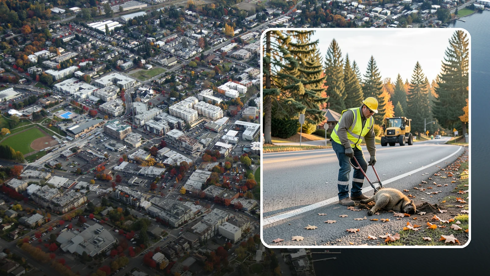 Dead Animal Removal in Kirkland, King County, WA - Prompt dead animal and roadkill removal from public roads, parks, and facility grounds.