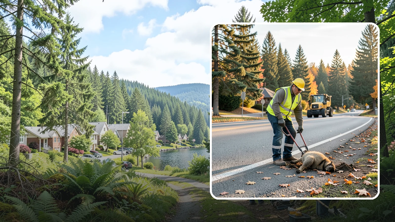 Dead Animal Removal in Lake Forest Park, King County, WA - Prompt dead animal and roadkill removal from public roads, parks, and facility grounds.