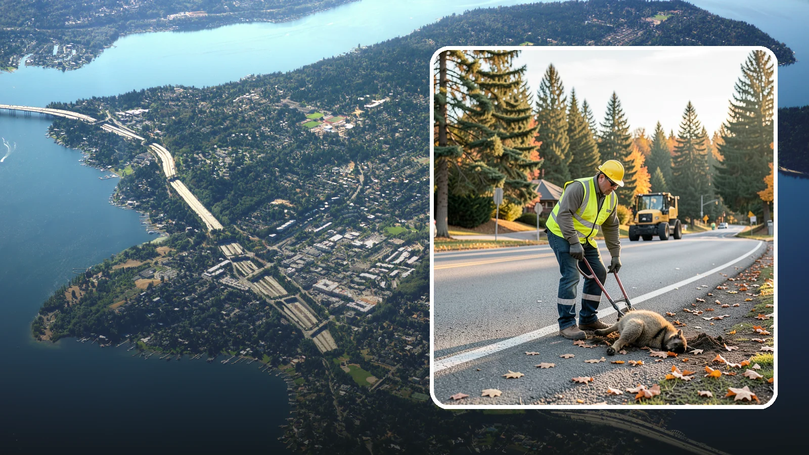 Dead Animal Removal in Mercer Island, King County, WA - Prompt dead animal and roadkill removal from public roads, parks, and facility grounds.