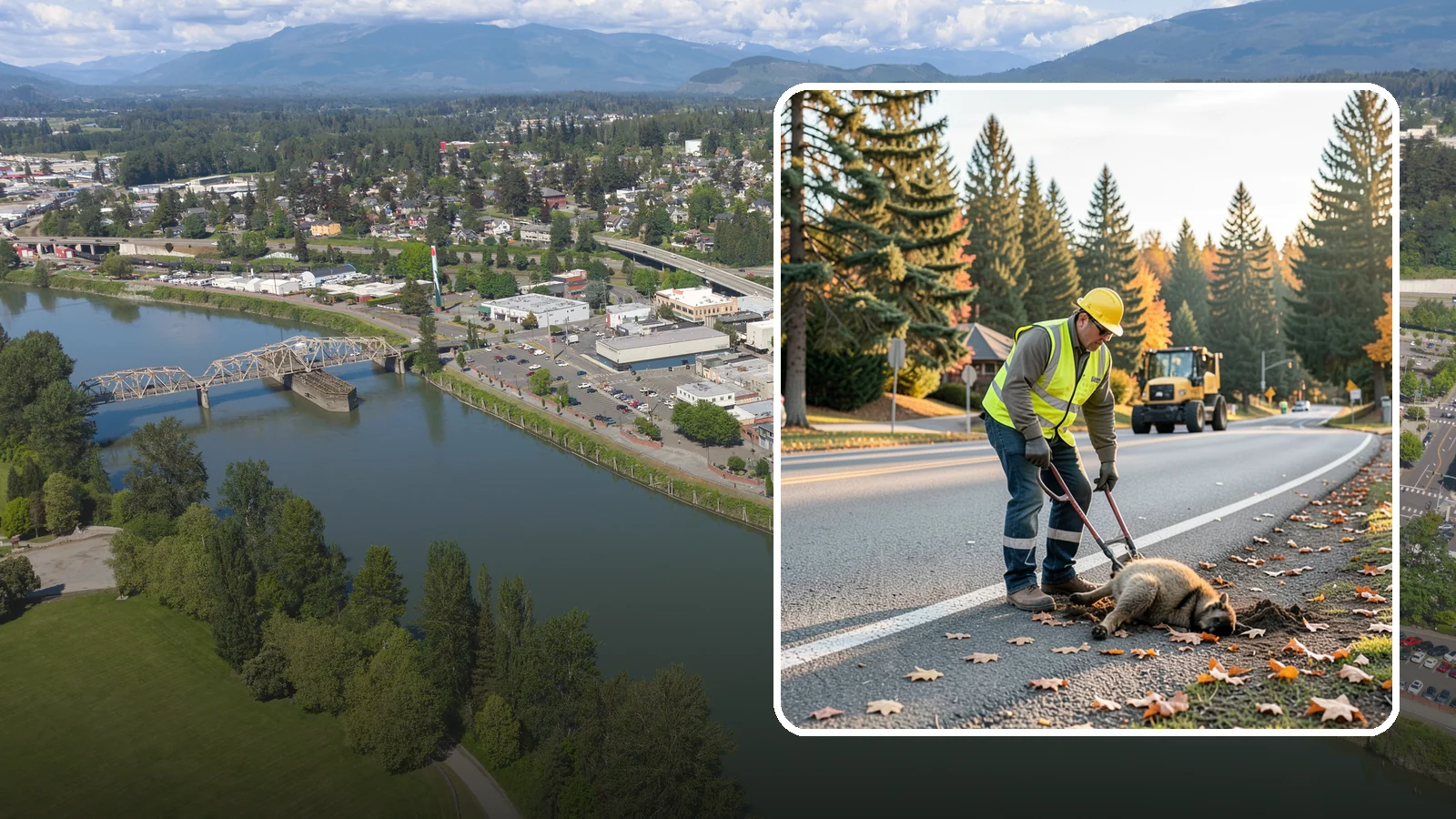 Dead Animal Removal in Mount Vernon, Skagit County, WA - Prompt dead animal and roadkill removal from public roads, parks, and facility grounds.