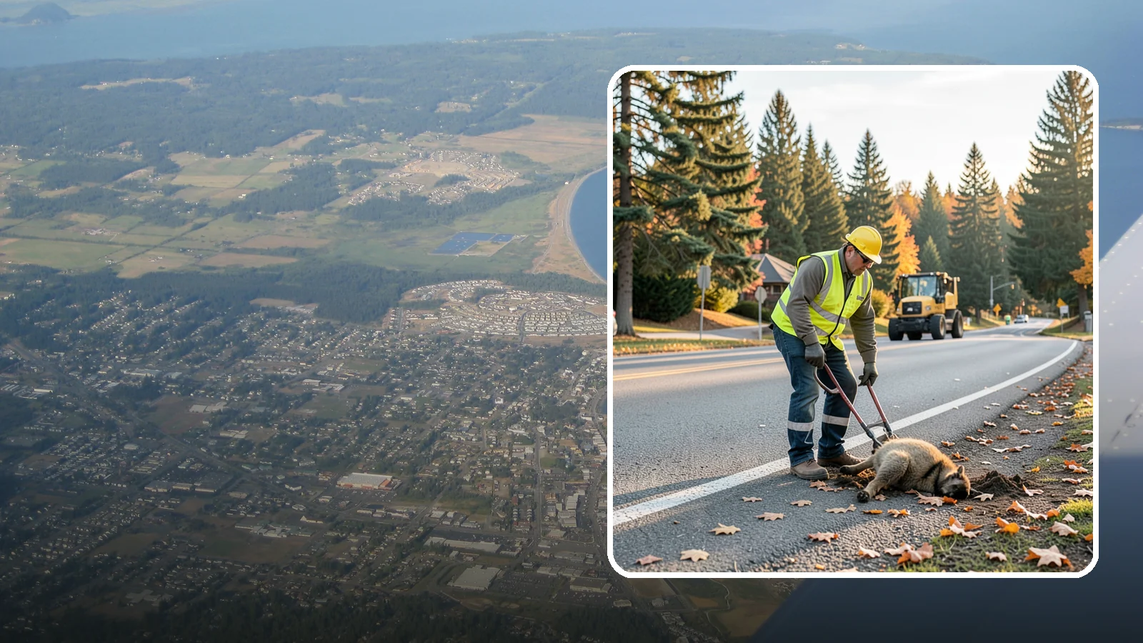 Dead Animal Removal in Oak Harbor, Island County, WA - Prompt dead animal and roadkill removal from public roads, parks, and facility grounds.