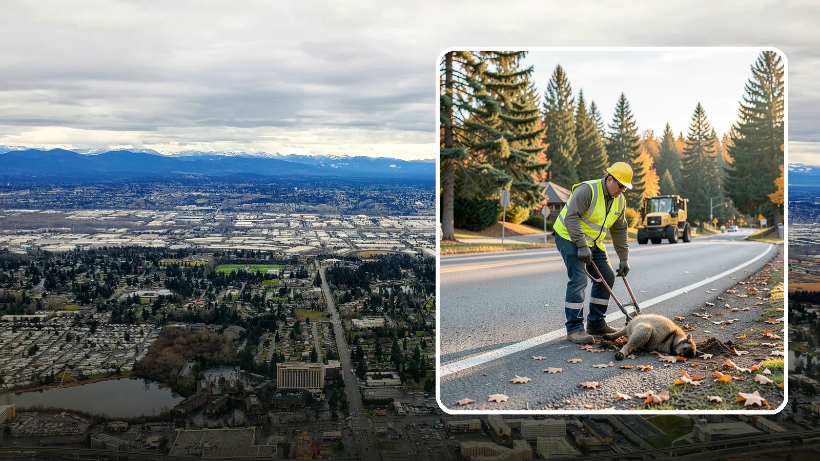 Dead Animal Removal in SeaTac, King County, WA - Prompt dead animal and roadkill removal from public roads, parks, and facility grounds.