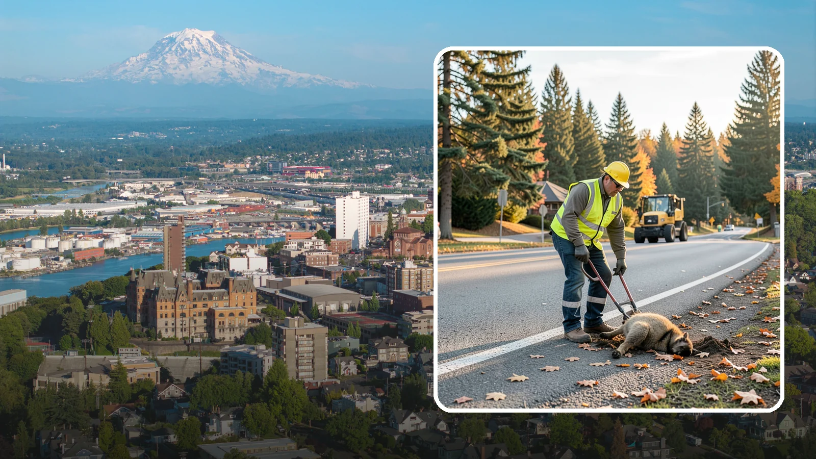 Dead Animal Removal in Tacoma, Pierce County, WA - Prompt dead animal and roadkill removal from public roads, parks, and facility grounds.