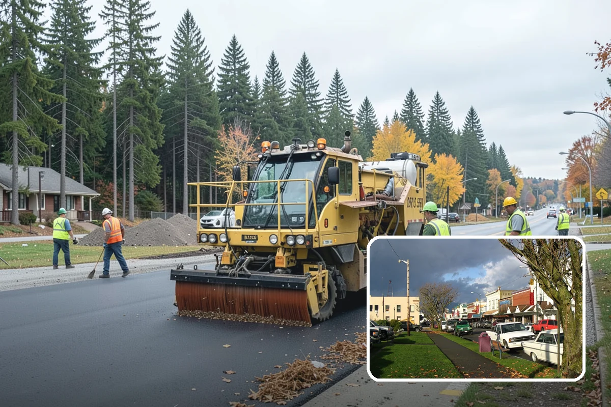 Decorative Concrete in Arlington, Snohomish County, WA - Creates a distinctive civic identity for public spaces