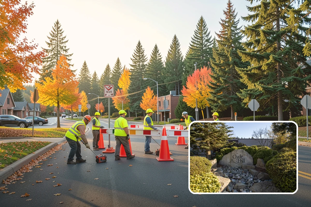 Decorative Concrete in Clyde Hill, King County, WA - Creates a distinctive civic identity for public spaces