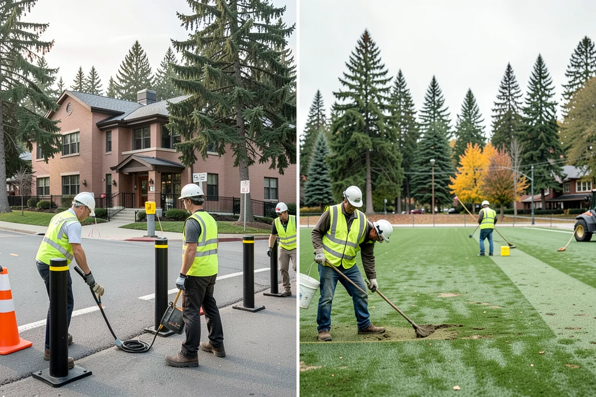 Decorative Concrete in Federal Way, King County, WA - Confirm finish, color, and pattern against design standards