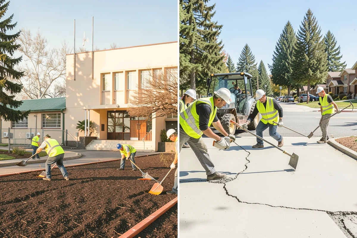 Decorative Concrete in Fife, Pierce County, WA - Confirm finish, color, and pattern against design standards