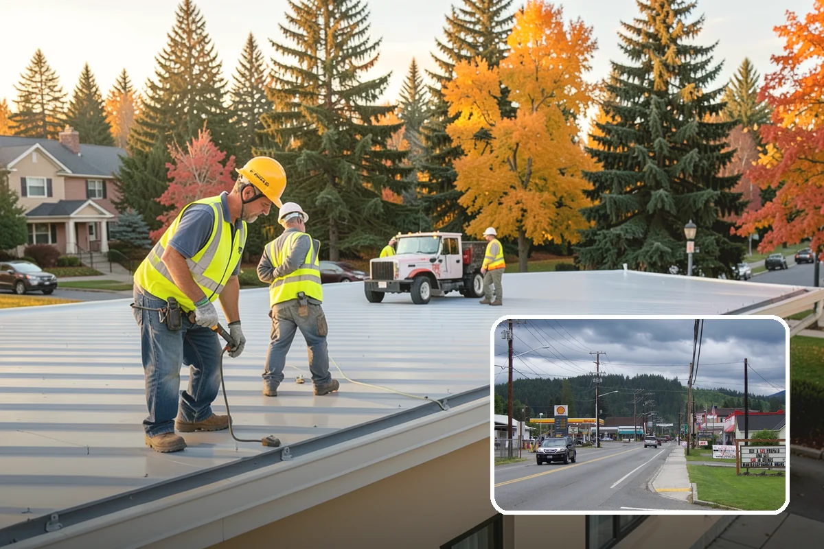 Decorative Concrete in Granite Falls, Snohomish County, WA - Creates a distinctive civic identity for public spaces