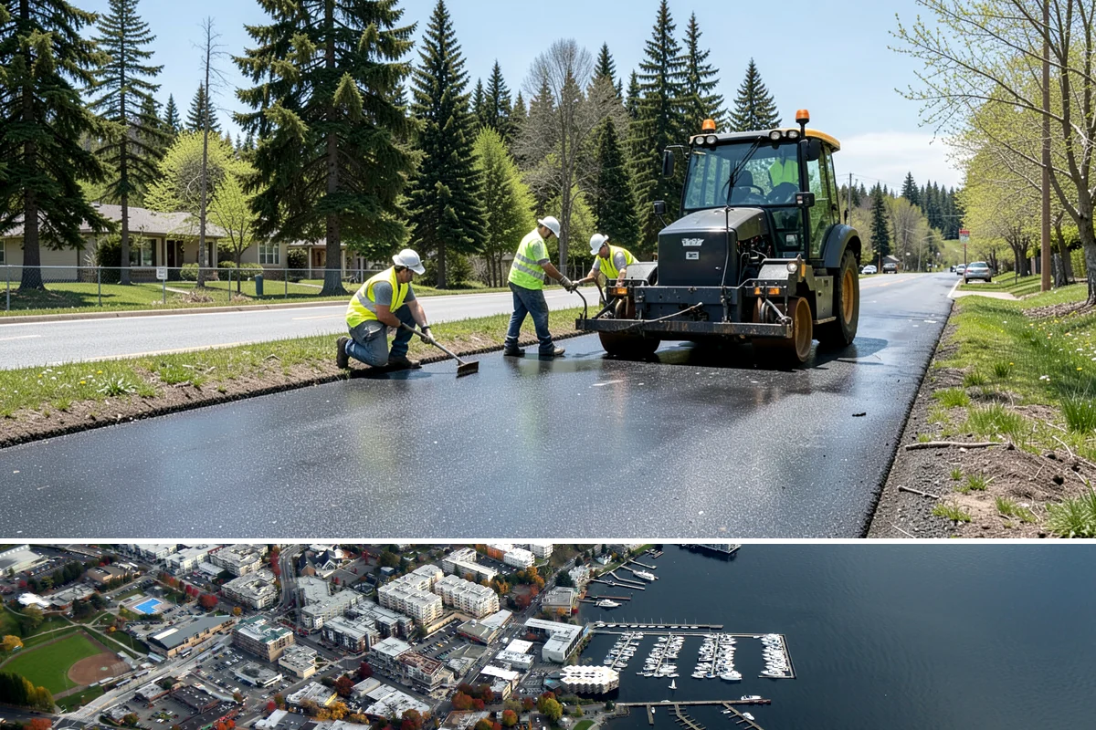 Decorative Concrete in Kirkland, King County, WA - Decorative placement is best scheduled in the warmer, drier months when temperature and moisture support consistent color...