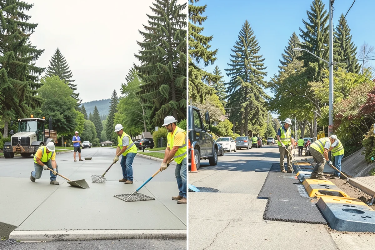 Decorative Concrete in Lynnwood, Snohomish County, WA - Confirm finish, color, and pattern against design standards