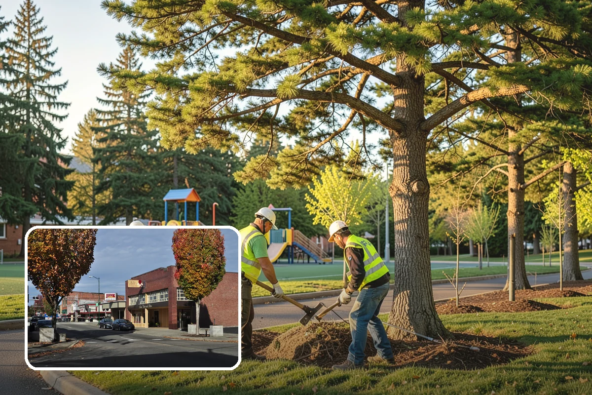 Decorative Concrete in Puyallup, Pierce County, WA - Creates a distinctive civic identity for public spaces