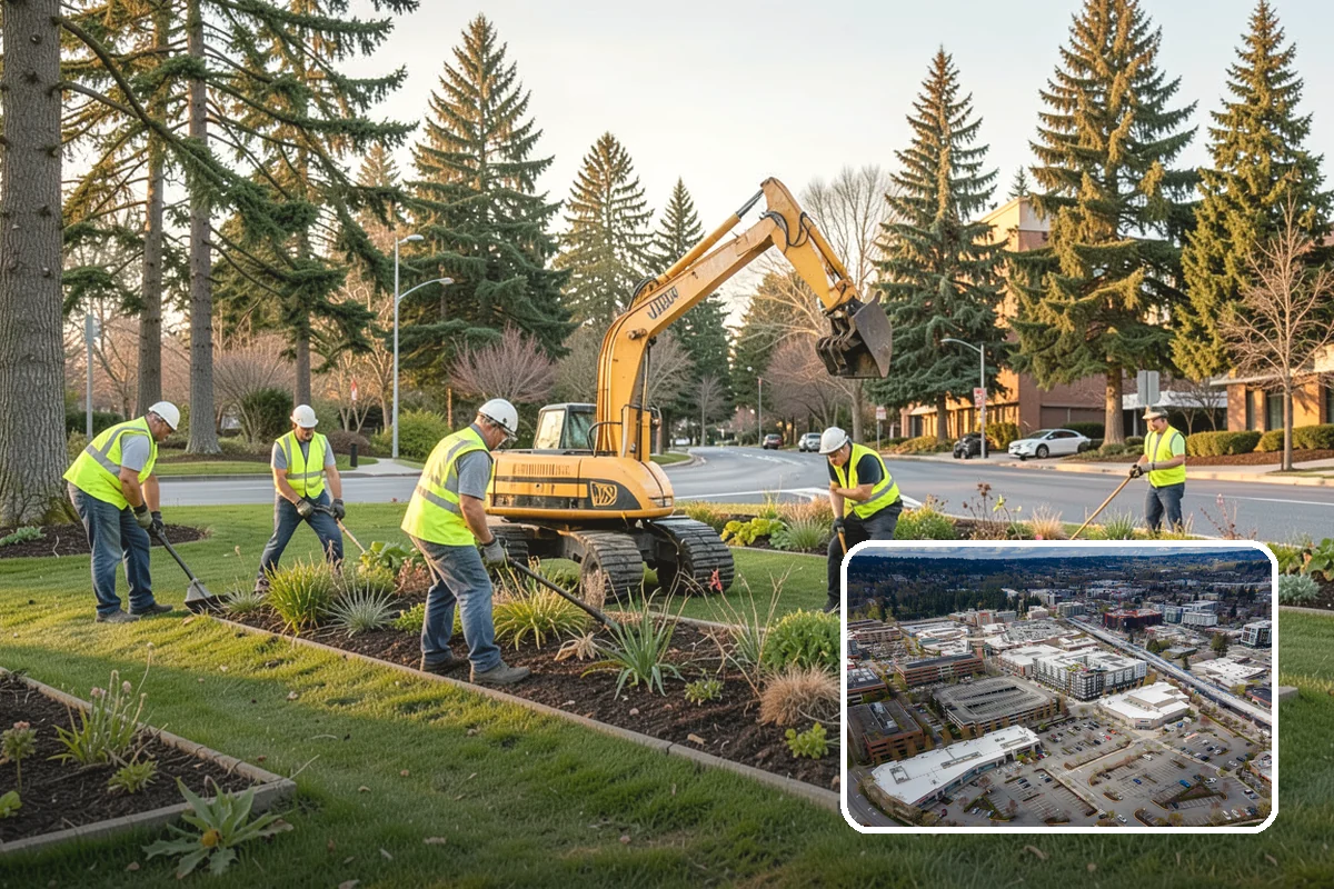Decorative Concrete in Redmond, King County, WA - Creates a distinctive civic identity for public spaces
