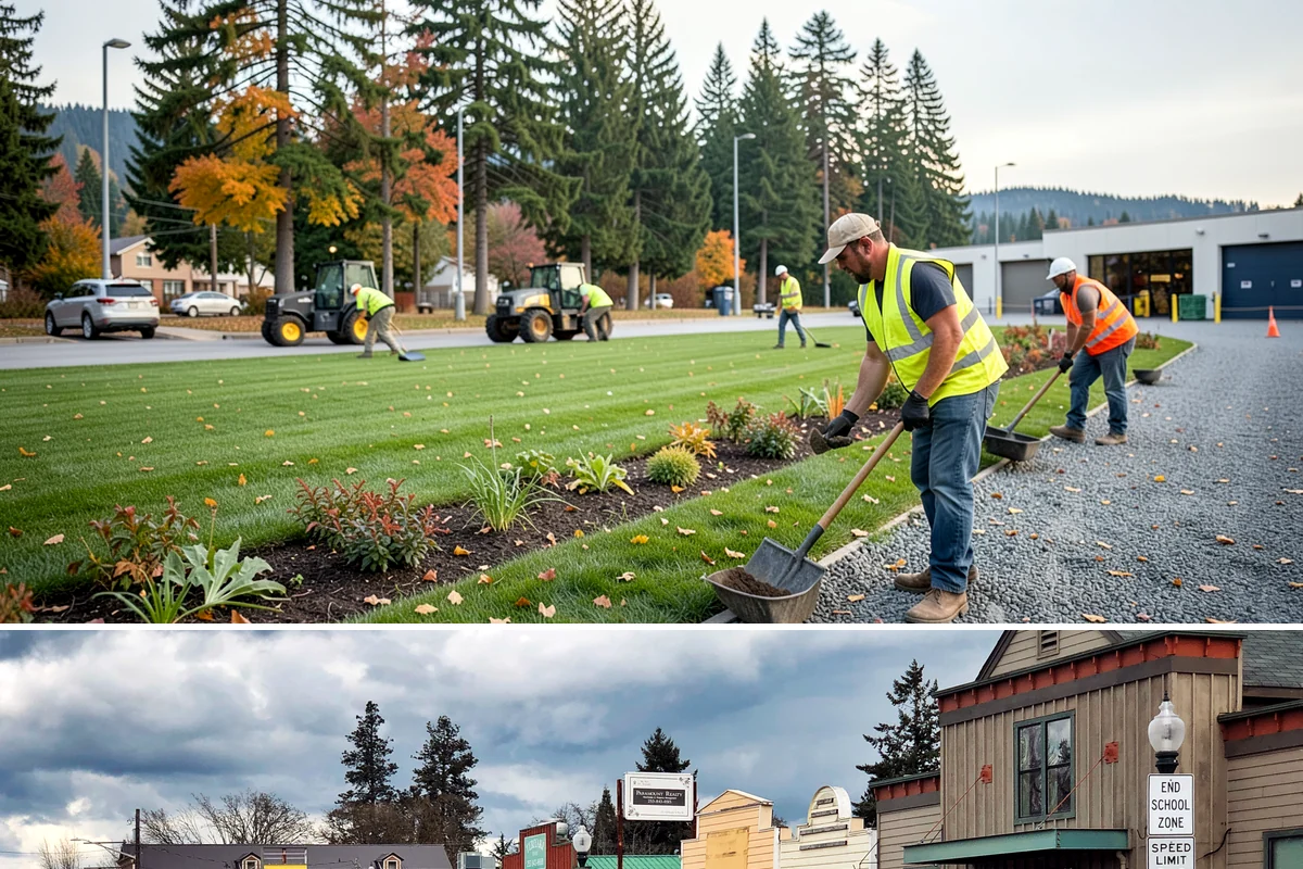 Decorative Concrete in Roy, Pierce County, WA - Decorative placement is best scheduled in the warmer, drier months when temperature and moisture support consistent color...