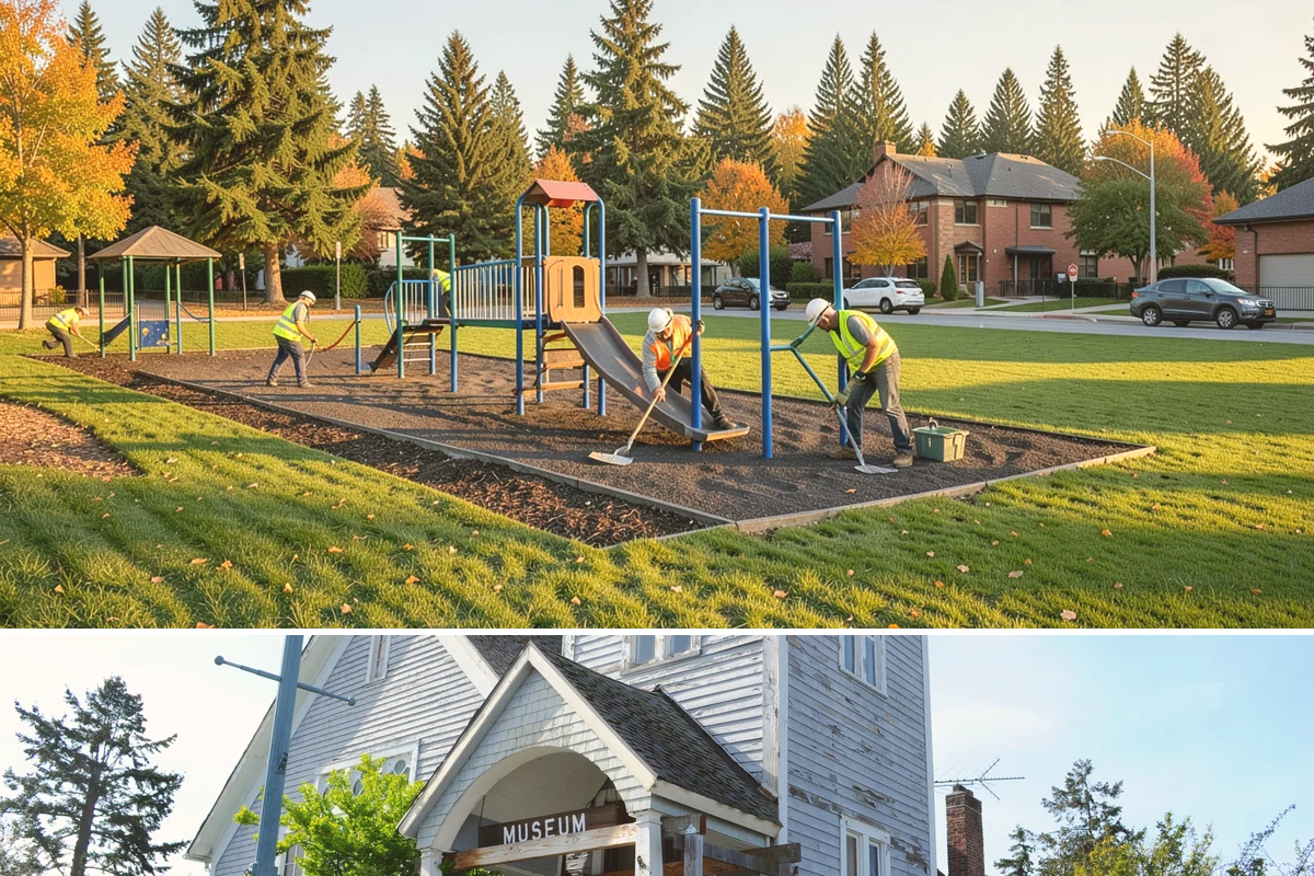 Decorative Concrete in Steilacoom, Pierce County, WA - Decorative placement is best scheduled in the warmer, drier months when temperature and moisture support consistent color...