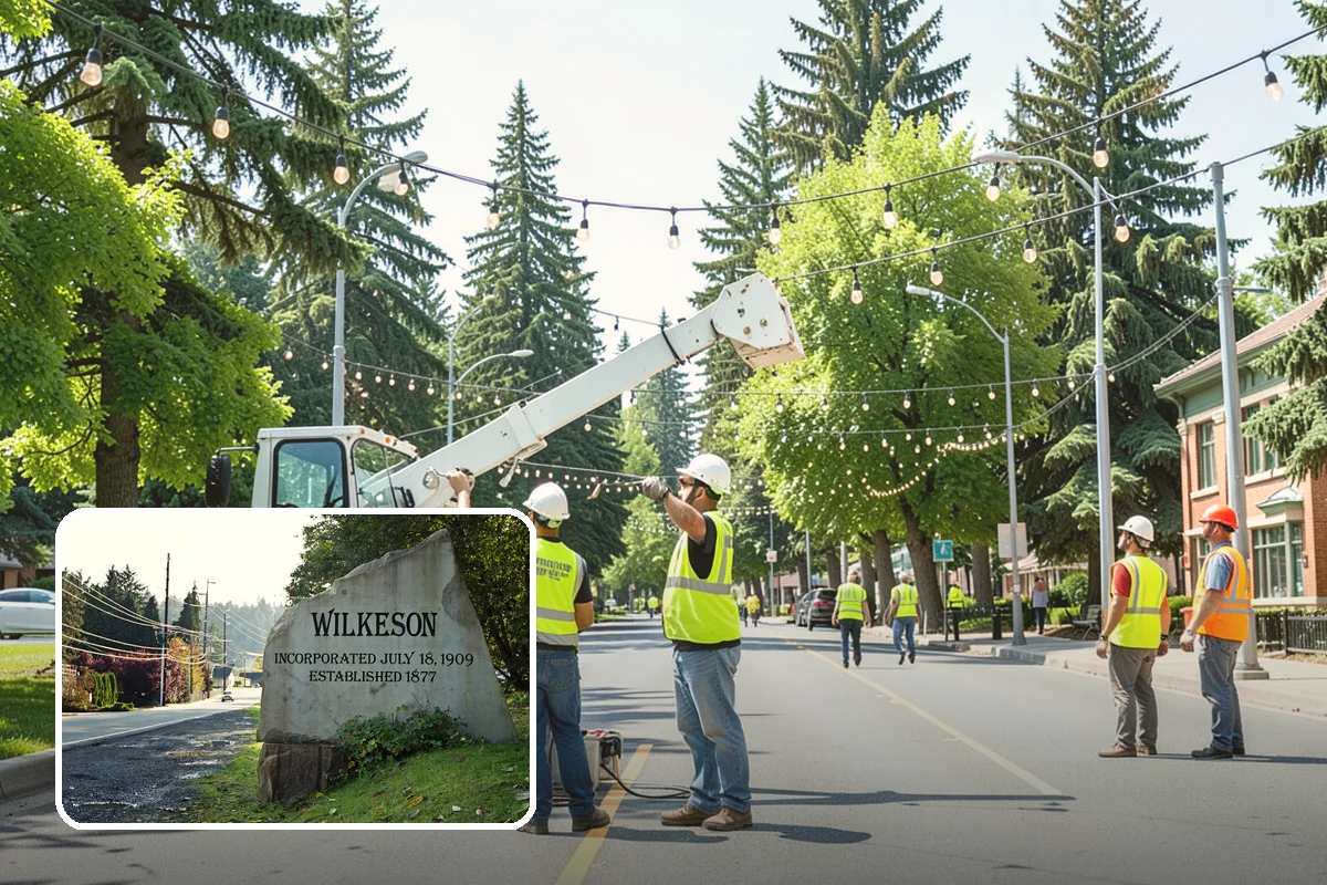 Decorative Concrete in Wilkeson, Pierce County, WA - Creates a distinctive civic identity for public spaces