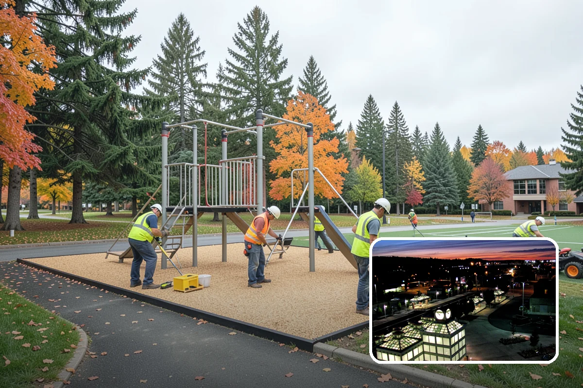 Decorative Fencing in Auburn, King County, WA - Enhances civic, gateway, and historic-district character