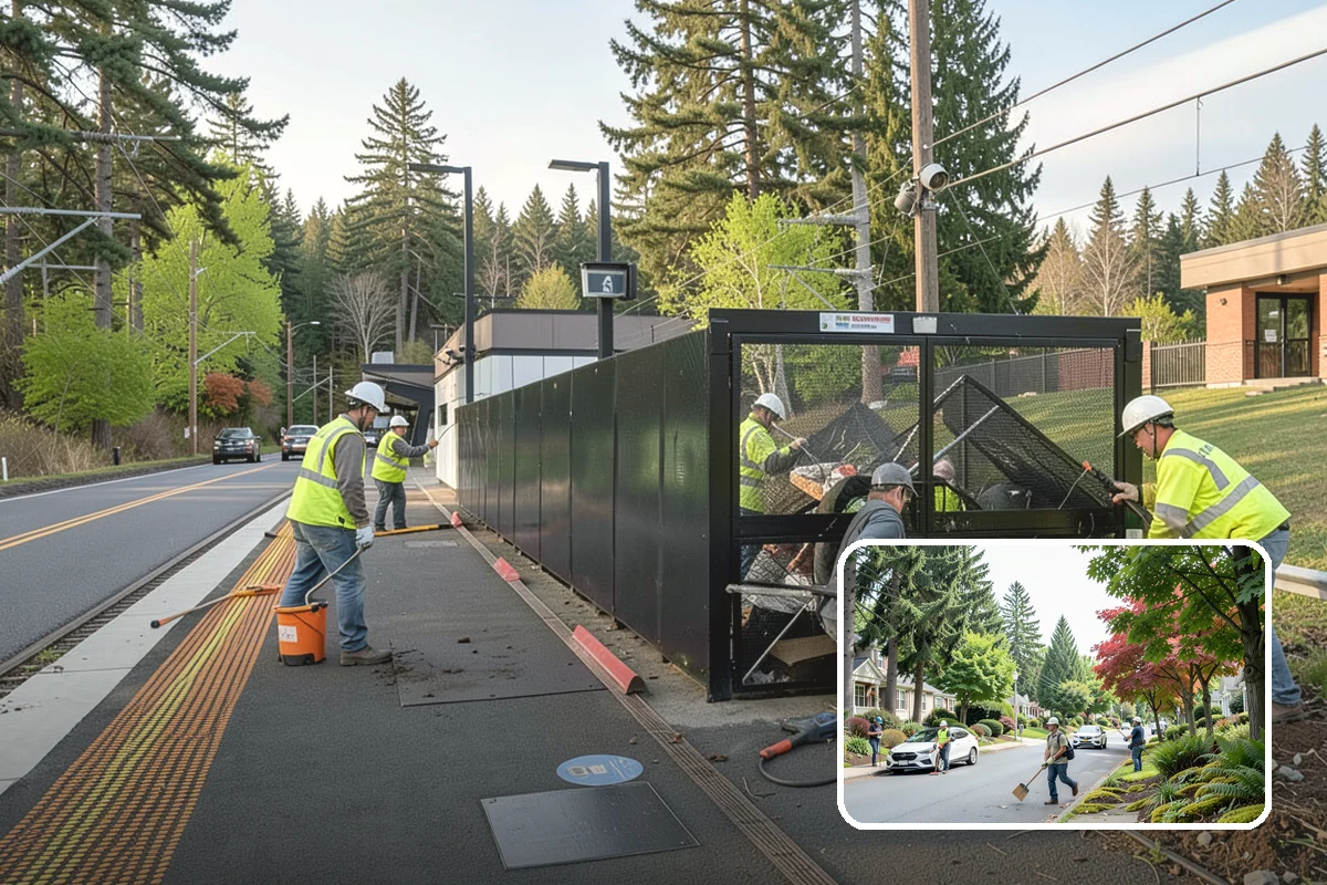 Decorative Fencing in Beaux Arts Village, King County, WA - Enhances civic, gateway, and historic-district character