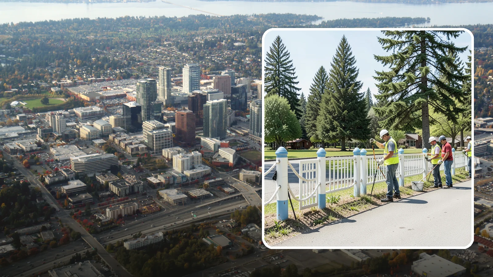 Decorative Fencing in Bellevue, King County, WA - Install ornamental and decorative fencing that enhances civic spaces, parks, and gateway areas.