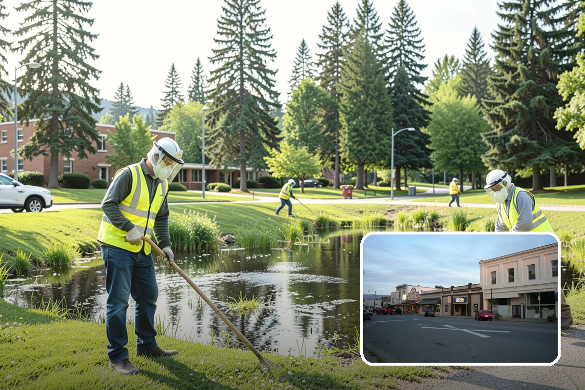 Decorative Fencing in Burlington, Skagit County, WA - Enhances civic, gateway, and historic-district character