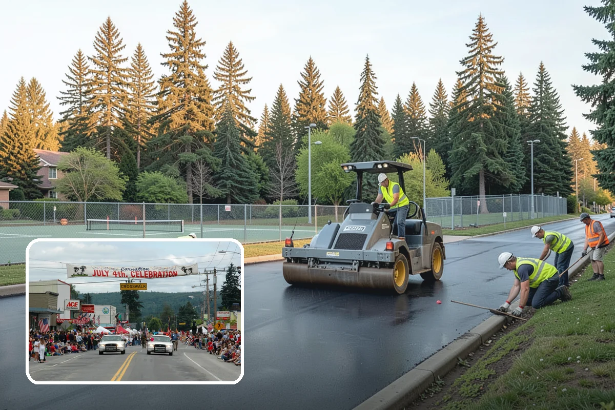 Decorative Fencing in Carnation, King County, WA - Enhances civic, gateway, and historic-district character