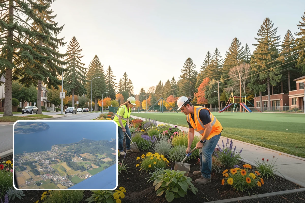 Decorative Fencing in Coupeville, Island County, WA - Enhances civic, gateway, and historic-district character