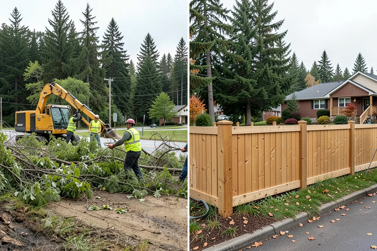 Decorative Fencing in DuPont, Pierce County, WA - Coordinate style, finish, and layout with design standards