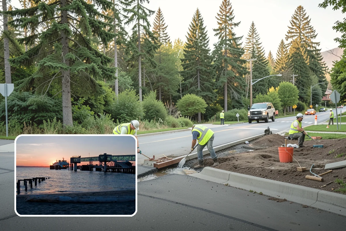 Decorative Fencing in Edmonds, Snohomish County, WA - Enhances civic, gateway, and historic-district character