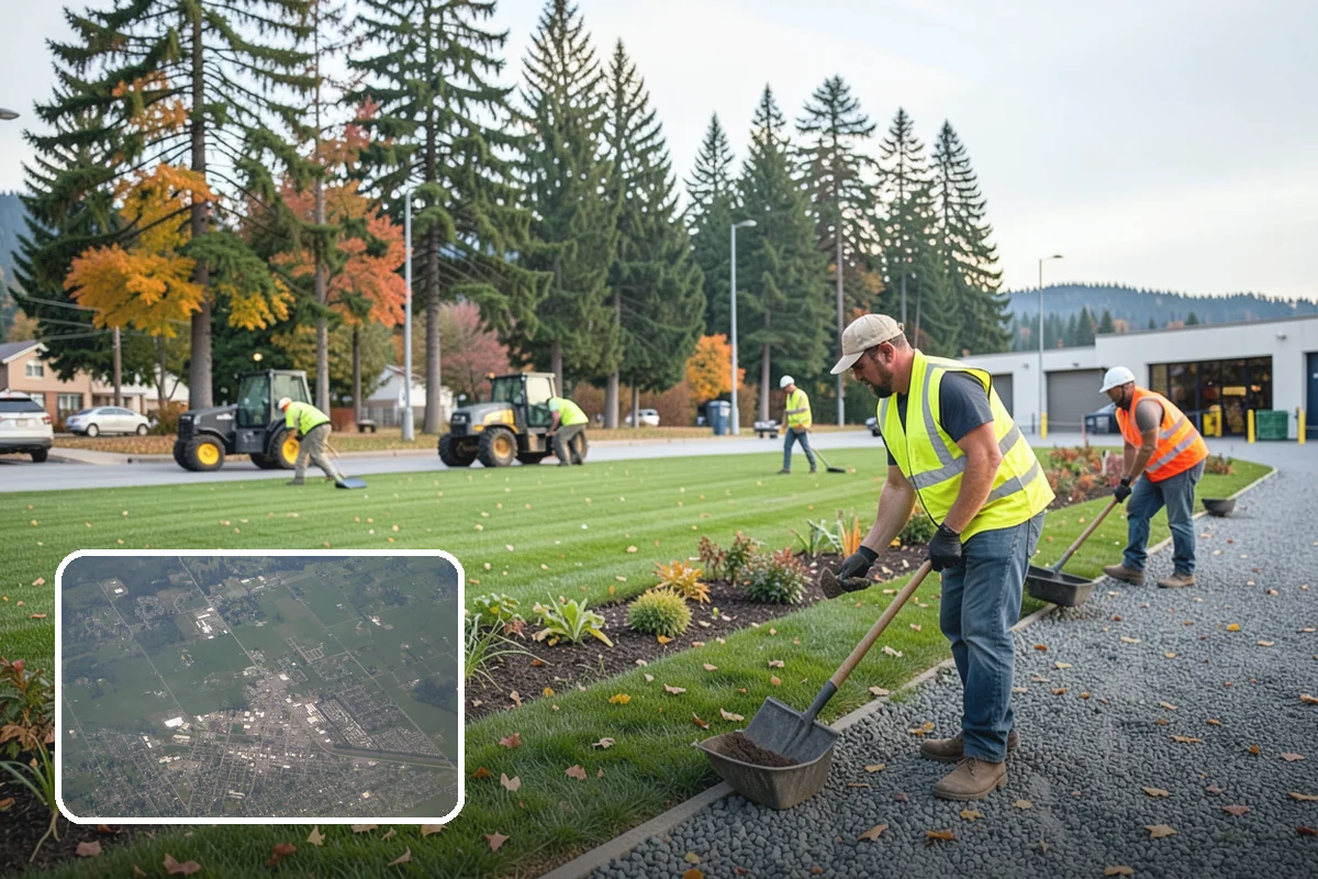 Decorative Fencing in Enumclaw, King County, WA - Enhances civic, gateway, and historic-district character