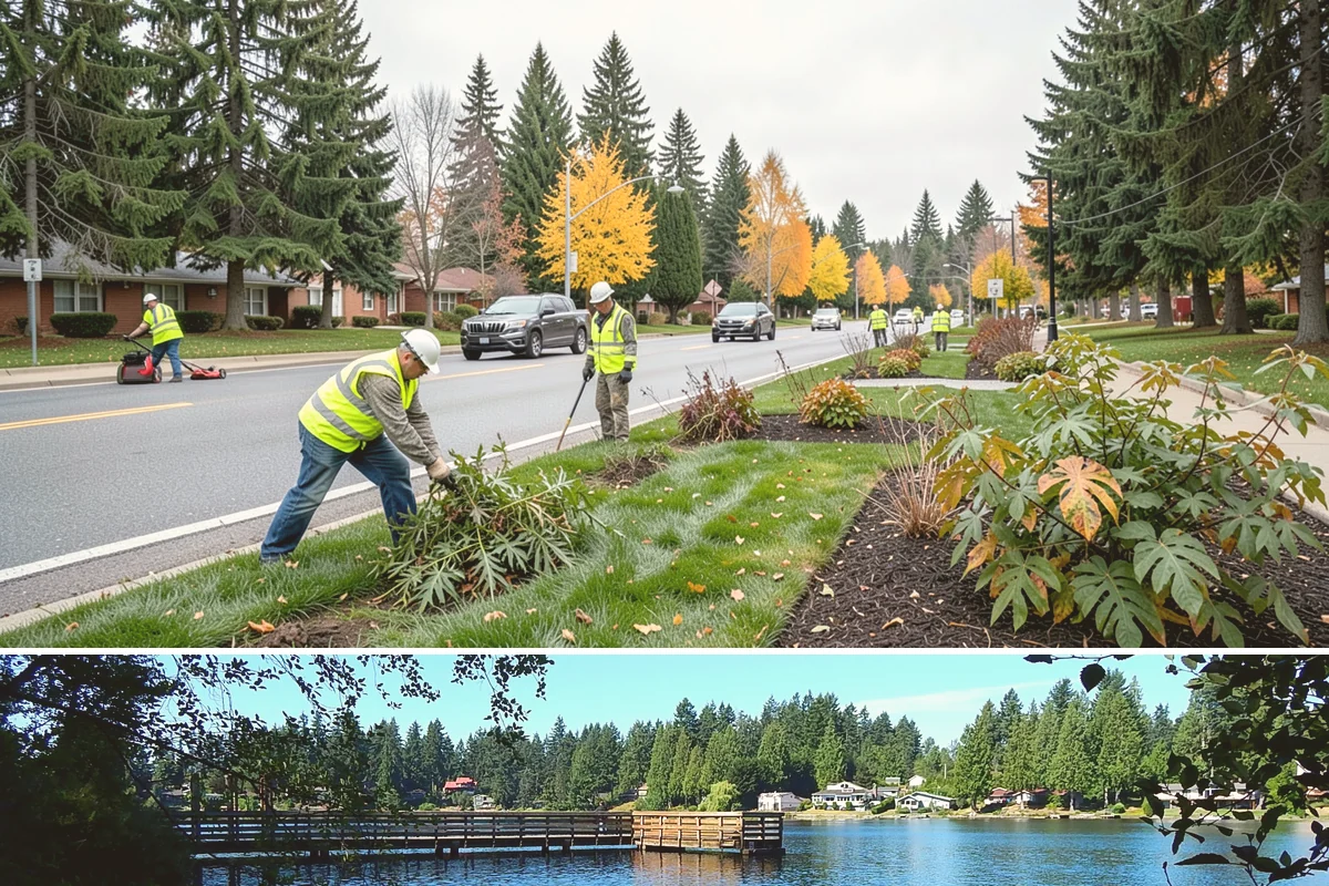 Decorative Fencing in Federal Way, King County, WA - Decorative fencing installation proceeds year-round, with drier months preferred for footing excavation and finish protection...
