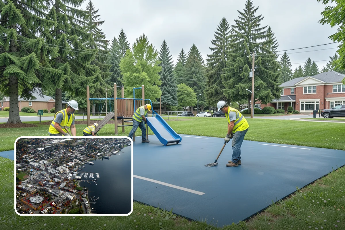 Decorative Fencing in Kirkland, King County, WA - Enhances civic, gateway, and historic-district character